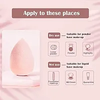 12 Pack Makeup Sponge Foundation Blending Sponge, Flawless for Liquid, Cream, and Powder, Makeup Blender Sponge Set-thumb2