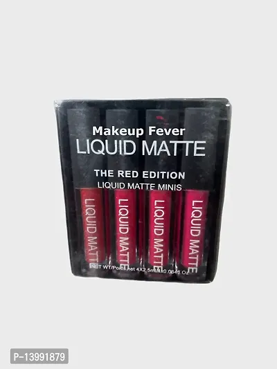 Liquid Matte Minis Lipstick Red Edition Pack of 4