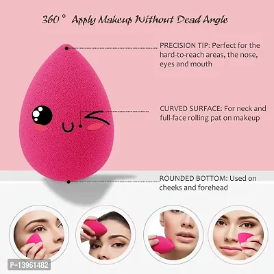 Beauty Blender Set Makeup Sponge For Blending Face Makeup, Foundation Cleaner Puff - (Pack of 2)-thumb3