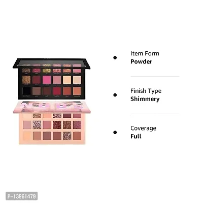 Nude and Rose Gold Eyeshadow Palette Combo, Shimmery Finish-thumb4