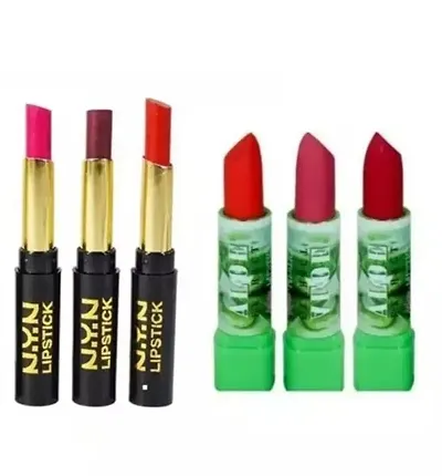 Multicolor Matte Finish Lipsticks Combo