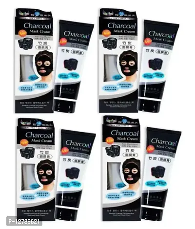 Charcoal Anti Blackhead Face Mask 520 gm Pack of 4-thumb0