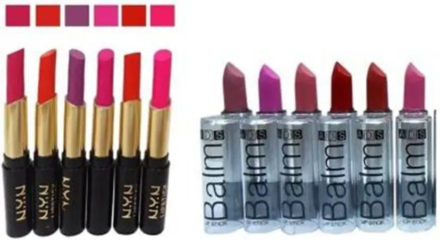 Multicolor Matte Finish Lipsticks Combo