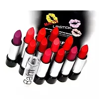 matte finish look multicolor balm lipstick pack of 12-thumb1