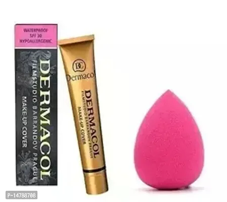 DERMACOL makeup cover with Beauty Blender (Pack of 2)