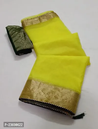 Stylish Fancy Designer Art Silk Saree With Blouse Piece For Women-thumb0