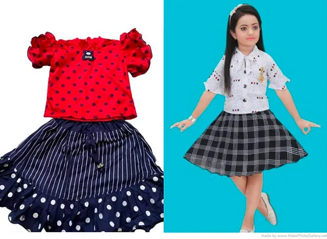 Girls Cotton Frock Combo