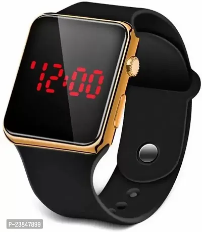 Stylish Golden Digital Watches For Kids-thumb0