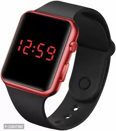 Stylish Red Digital Watches For Kids-thumb0