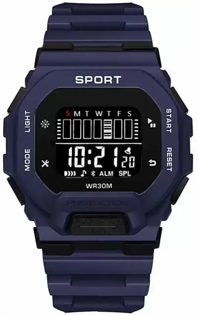 Elegant Rubber Unisex Digital Watches