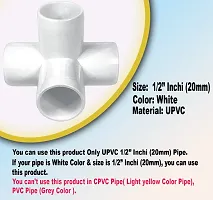 UPVC 4 Way Elbow 20MM For Plumbing Pipe Pack of 1-thumb3