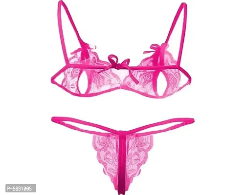 Buy Stunning Magenta Net Lingerie Set For Women Online In India At  Discounted Prices