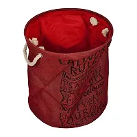Trendy Laundry Basket For Clothes Storage Laundry Bag With Handle- 47 Liter, Size:38*42 Cm(L*H)-thumb3