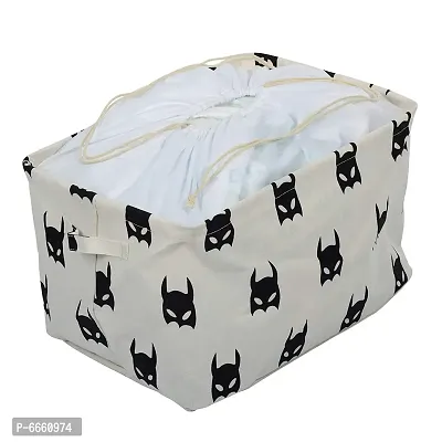 Trendy Waterproof Canvas Laundry Hamper Bag Tree Pattern Clothes Storage Baskets Home Clothes Barrel Kids Toy Storage Laundry Basket Bags and Baskets Size :- 45*32*28 Cm ( L* W * H) (Nl-4207)
