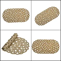 Trendy Pvc Anti Slip Bathroom Mat With Drain Holes and Suction Cups (Cream)-thumb2