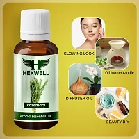 Hexwell Rosemary Essential Oil for Healthy Hair,Skin,Sleep, Pure  Natural  (10 ml)-thumb1