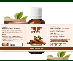 Hexwell Sandalwood Essential Oil for Healthy Hair,Skin,Sleep, Pure  Natural  (10 ml)-thumb3