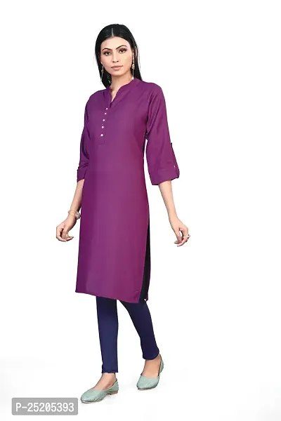 reyon Straight Kurti-thumb4