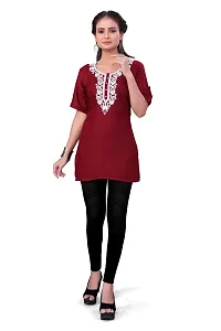 Effortless Elegance: Short Rayon Kurti-thumb2