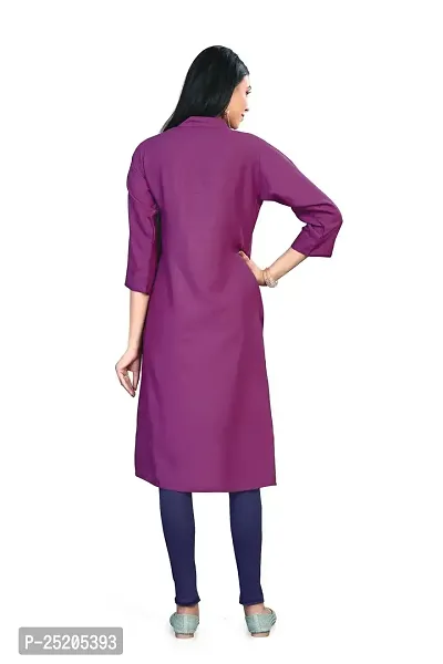 reyon Straight Kurti-thumb0