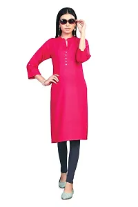 reyon Straight Kurti-thumb1