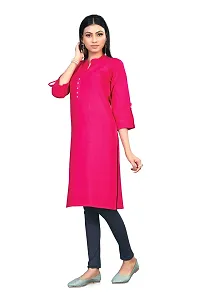 reyon Straight Kurti-thumb3