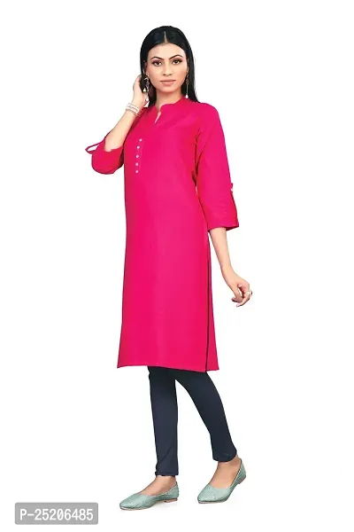 reyon Straight Kurti-thumb4