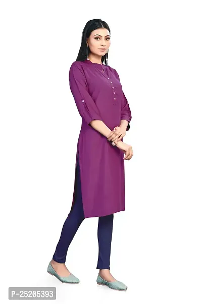 reyon Straight Kurti-thumb3