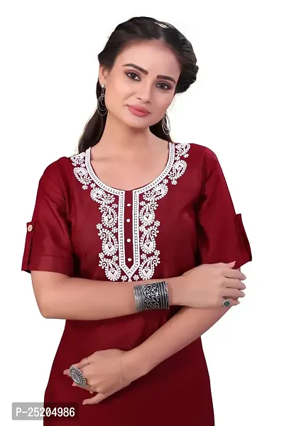 Effortless Elegance: Short Rayon Kurti-thumb0