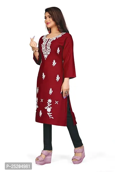 Elegance Embroidered: Kashmiri Long Kurti-thumb3