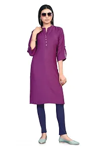 reyon Straight Kurti-thumb1