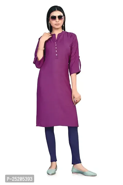 reyon Straight Kurti-thumb2