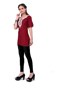 Effortless Elegance: Short Rayon Kurti-thumb3