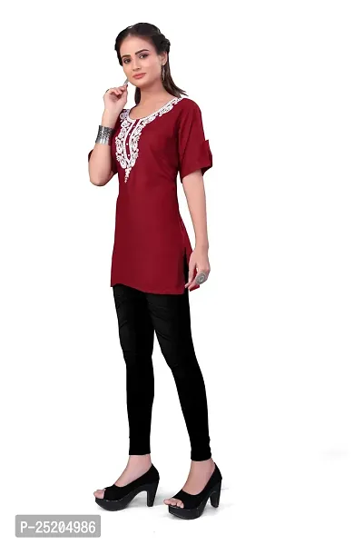 Effortless Elegance: Short Rayon Kurti-thumb4