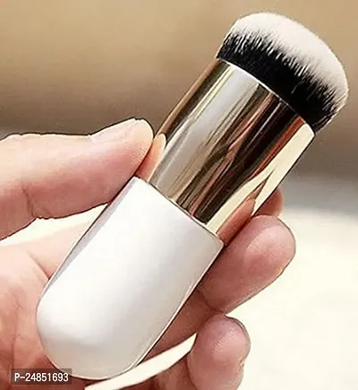 Shishi White Foundation Brush For Face Makeup, Face Powder Blending Brush-Pack Of 1-thumb0