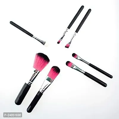 Shishi Fashion Makeup Kit, 5 Pieces Makeup Brush Set And 6 In 1 Makeup Sponge Puff Set -Pack Of 3