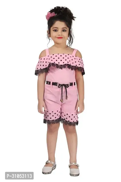 Stylish Pink Georgette Dresses For Girls-thumb0