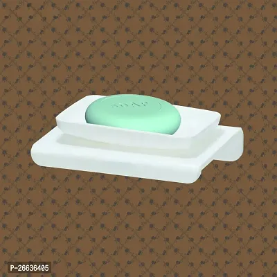 Quick Acrylic Soap Holder/Soap Dish/Bathroom Soap Stand/Bathroom Accessories (Single)-thumb0
