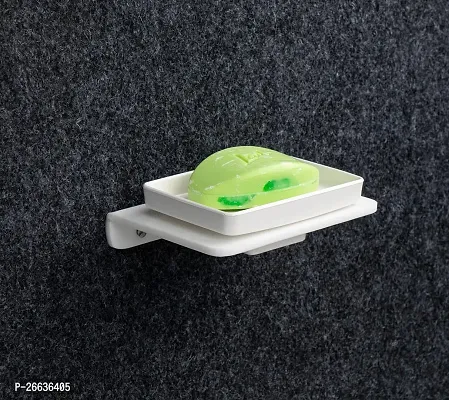Quick Acrylic Soap Holder/Soap Dish/Bathroom Soap Stand/Bathroom Accessories (Single)-thumb2