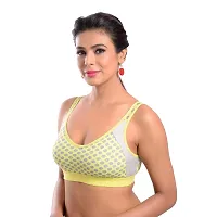 Embibo Women's Padded Bra Skybule,Peach  Parrot-34-thumb3