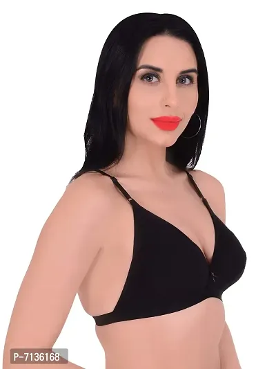 Embibo Black Full Coverage Bra - 34-thumb2