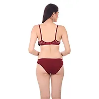 Embibo Multicolor Hosiery Bra  Panty Set for Women-thumb3