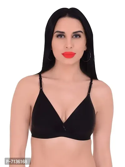 Embibo Black Full Coverage Bra - 34-thumb0