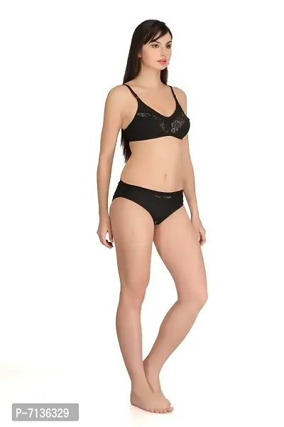 Embibo Women's Lingerie Set Black-thumb2