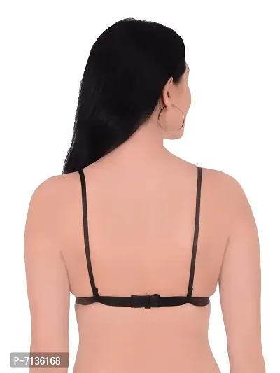 Embibo Black Full Coverage Bra - 34-thumb4