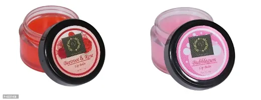 Vonzo Lip Balm For Dry Damaged and Chapped Lips  combo of beetroot and bubbegum