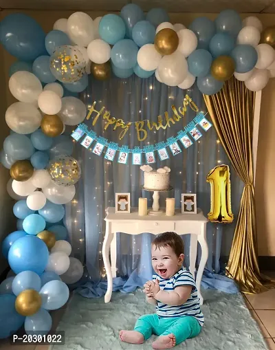 1st Happy Birthday Decorations Balloons DIY Combo Kitnbsp;nbsp;(Set of 76)-thumb3