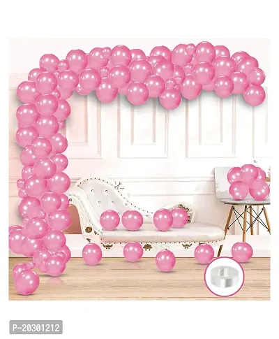 Pink Metallic Balloon Garland Arch Kit For Party Decorationnbsp;nbsp;(Pack of 101)-thumb0