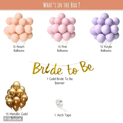 Bride To Be Decorations Balloons DIY Combo Kitnbsp;nbsp;(Set of 62)-thumb2