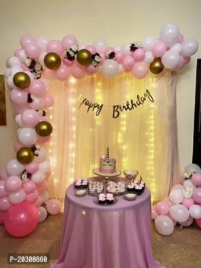 Happy Birthday Decorations Balloons DIY Combo Kitnbsp;nbsp;(Set of 72)-thumb0
